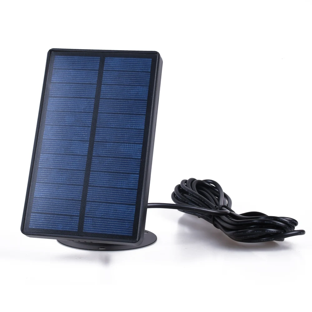 Trail Camera Solar Panel Powered - กล้องล่าสัตว์กลางคืนแบตเตอรี่ชาร์จแผงโซล่าสำหรับกล้องติดตามของ suntek HC700M HC300 HC300M กล้องส่องสัตว์ป่า