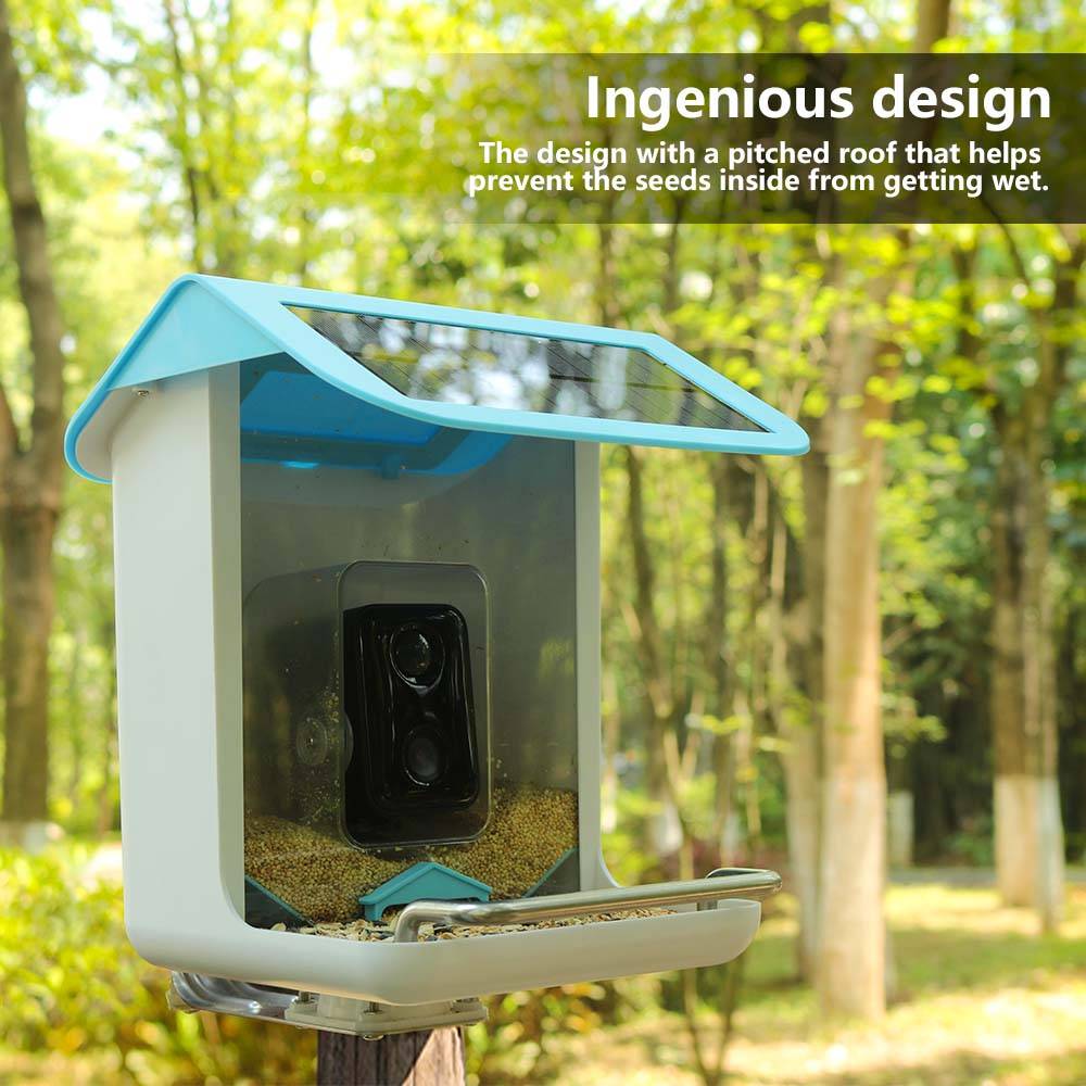 กล้องไวไฟสำหรับสัตว์ป่ากลางแจ้ - Bird Feeder Camera Wifi Smart Ai บทวิจารณ์และราคา