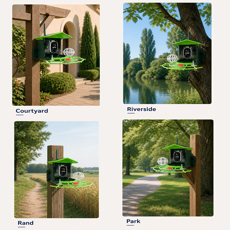 กล้อง WiFi อัจฉริยะสำหรับป้อนอ - Bird Feeder Camera Wifi Smart Ai บทวิจารณ์และราคา