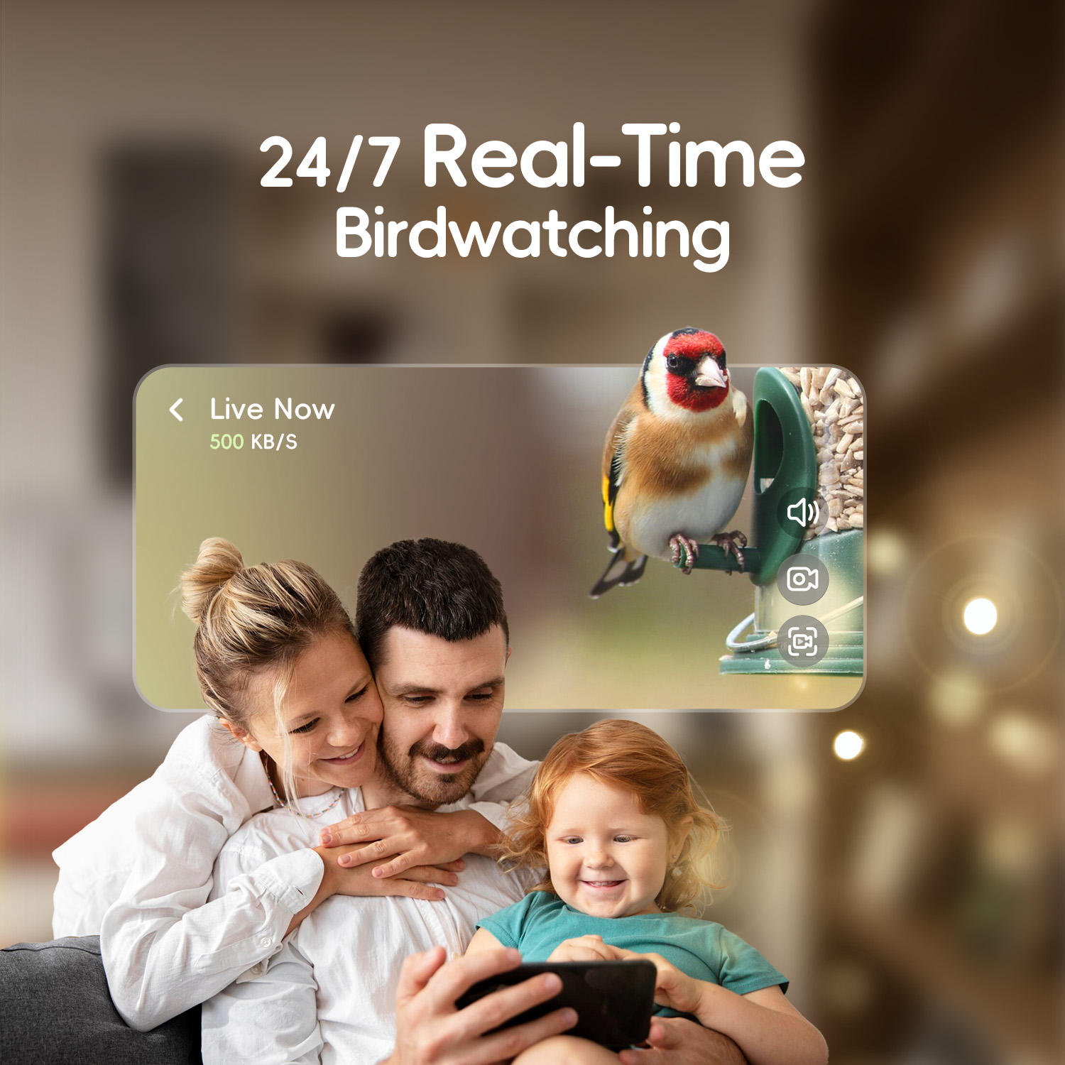เครื่องให้อาหารนกอัตโนมัติ WIL - Bird Feeder Camera Wifi Smart Ai บทวิจารณ์และราคา