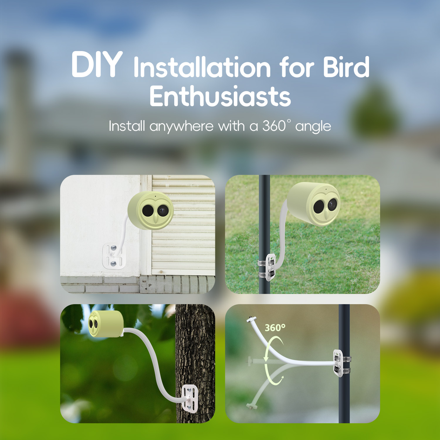เครื่องให้อาหารนกอัตโนมัติ WIL - Bird Feeder Camera Wifi Smart Ai บทวิจารณ์และราคา