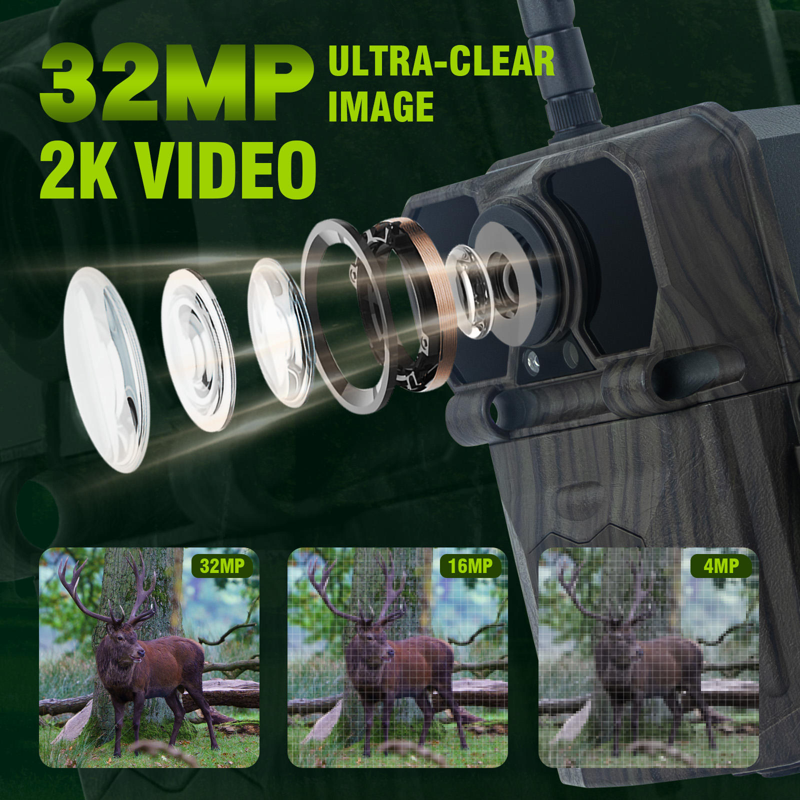 Keepguard 2K กล้องดักถ่ายภาพสั - Cellular Trail Camera Live Stream บทวิจารณ์และราคา