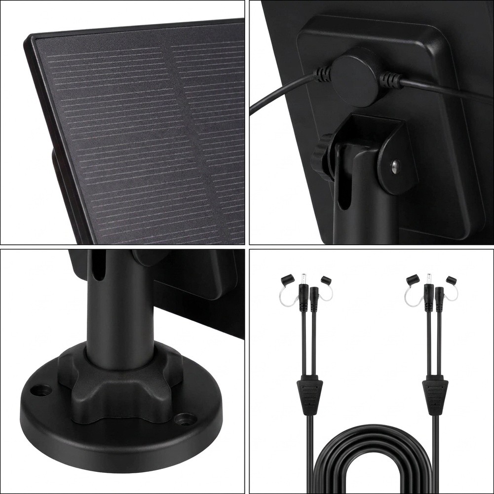 แผงโซลาร์เซลล์ 5000mAh พร้อมอิ - Trail Camera Solar Panel Powered บทวิจารณ์และราคา