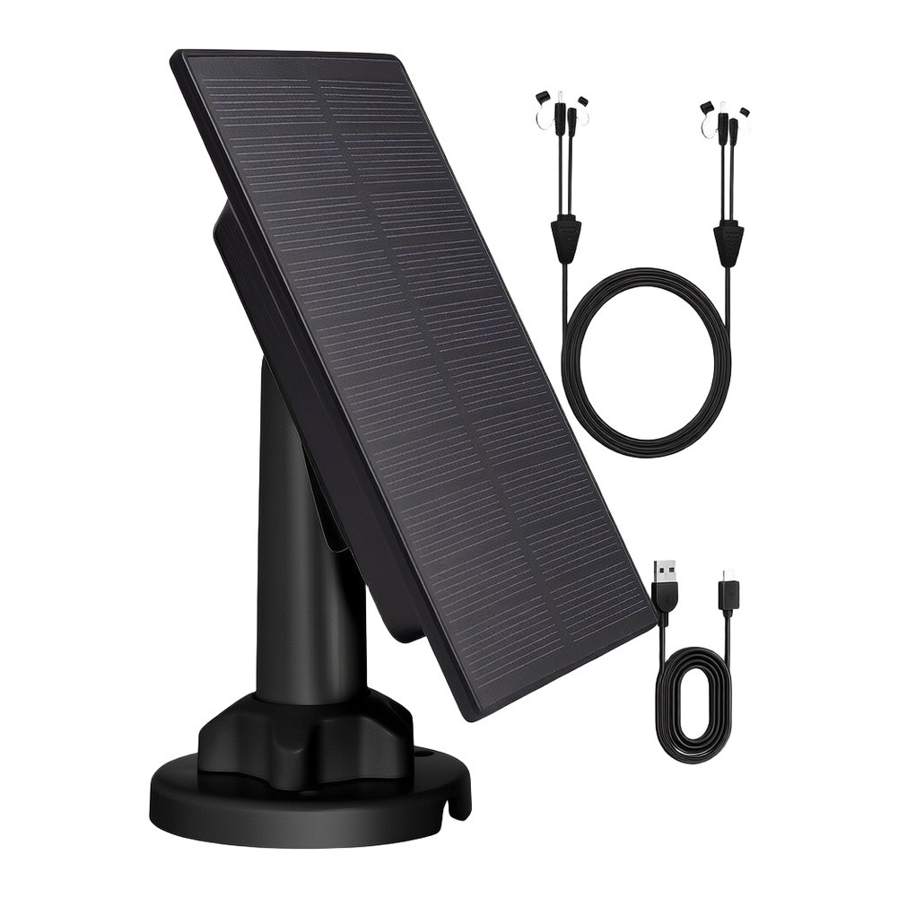 แผงโซลาร์เซลล์ 5000mAh พร้อมอิ - Trail Camera Solar Panel Powered บทวิจารณ์และราคา