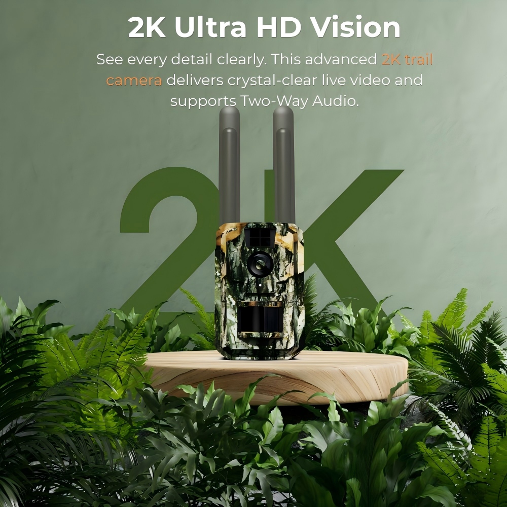 กล้องดักถ่ายภาพสัตว์ป่า 4G LTE - Hunting Game Camera Night Vision No Glow บทวิจารณ์และราคา