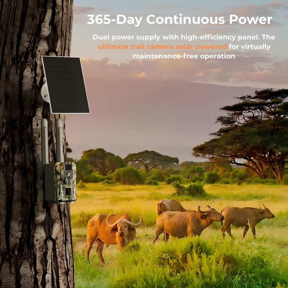 กล้องดักถ่ายภาพสัตว์ป่า 4G LTE - Hunting Game Camera Night Vision No Glow บทวิจารณ์และราคา