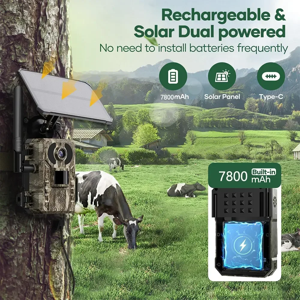 กล้องดักถ่ายภาพ 4G LTE ความละเ - Hunting Game Camera Night Vision No Glow บทวิจารณ์และราคา