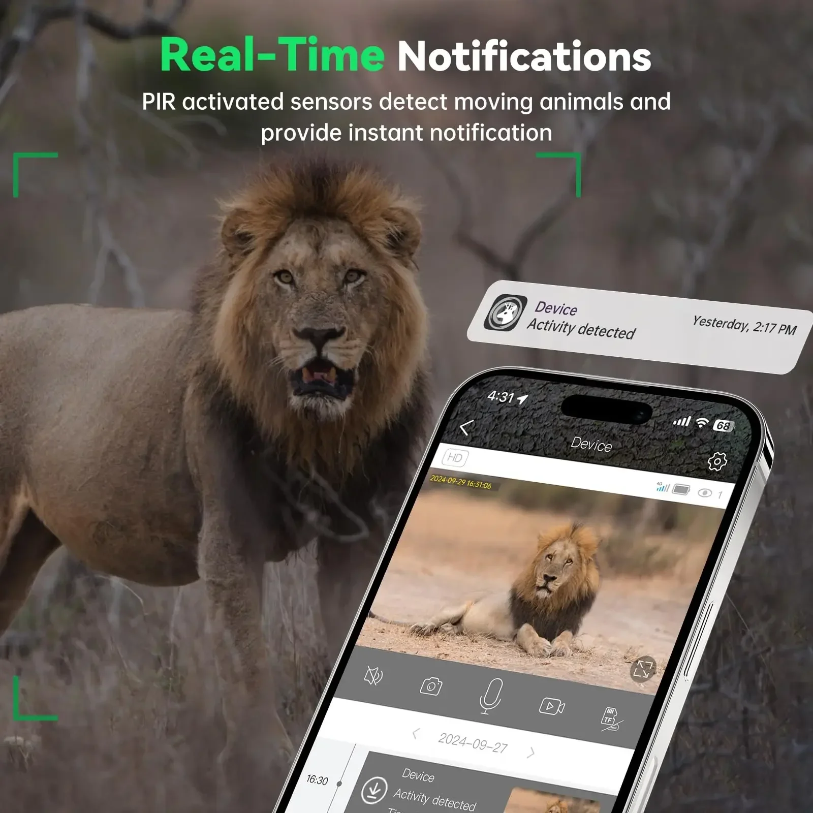 กล้องดักถ่ายภาพ 4G LTE ความละเ - Hunting Game Camera Night Vision No Glow บทวิจารณ์และราคา