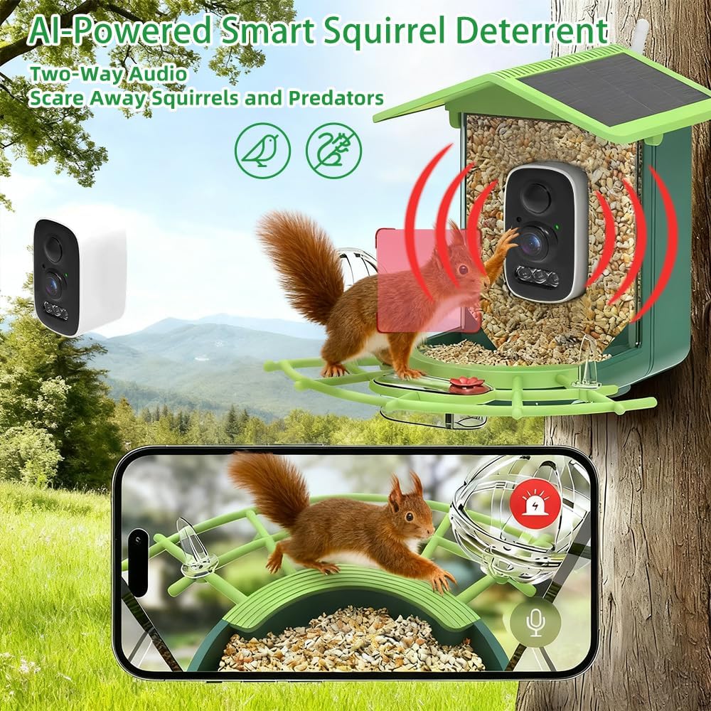 แอปดูนกแบบเรียลไทม์ผ่าน WIFI ก - Bird Feeder Camera Wifi Smart Ai บทวิจารณ์และราคา