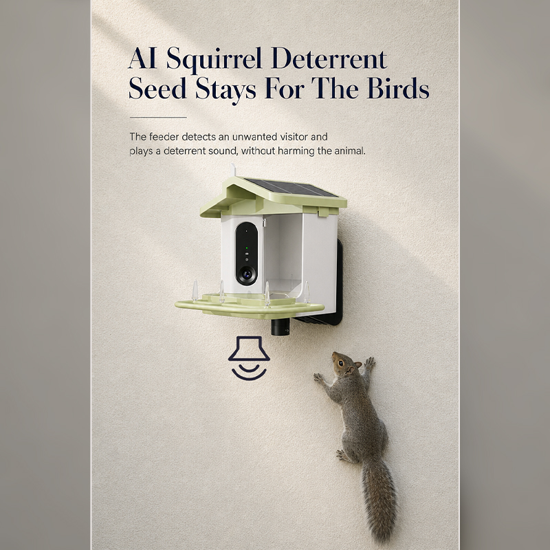 เครื่องให้อาหารนกอัจฉริยะพร้อม - Bird Feeder Camera Wifi Smart Ai บทวิจารณ์และราคา