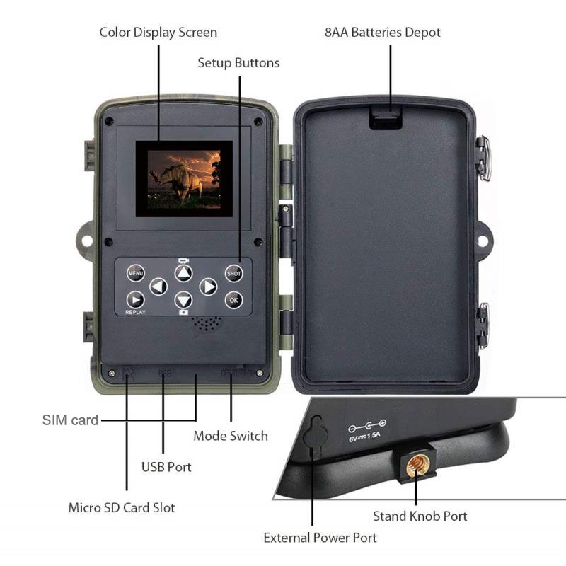 กล้องติดตามสัตว์ป่าแบบบลูทูธ ค - Trail Camera Wifi Bluetooth App Control บทวิจารณ์และราคา