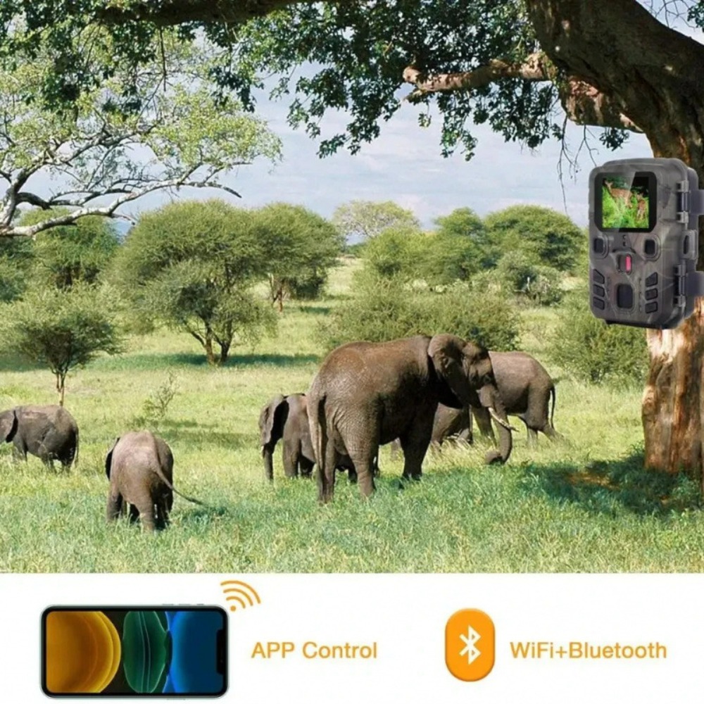 กล้องดักถ่ายสัตว์ป่าแบบไร้สายพ - Trail Camera Wifi Bluetooth App Control บทวิจารณ์และราคา