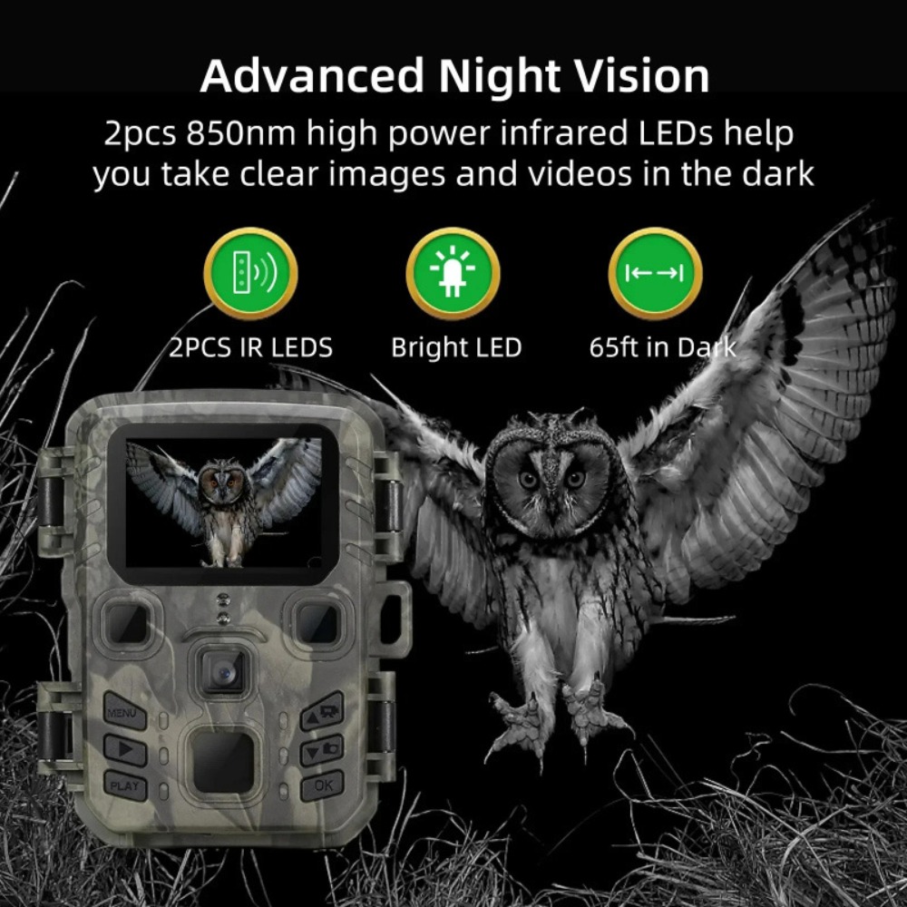 กล้องดักถ่ายสัตว์ป่าแบบไร้สายพ - Trail Camera Wifi Bluetooth App Control บทวิจารณ์และราคา