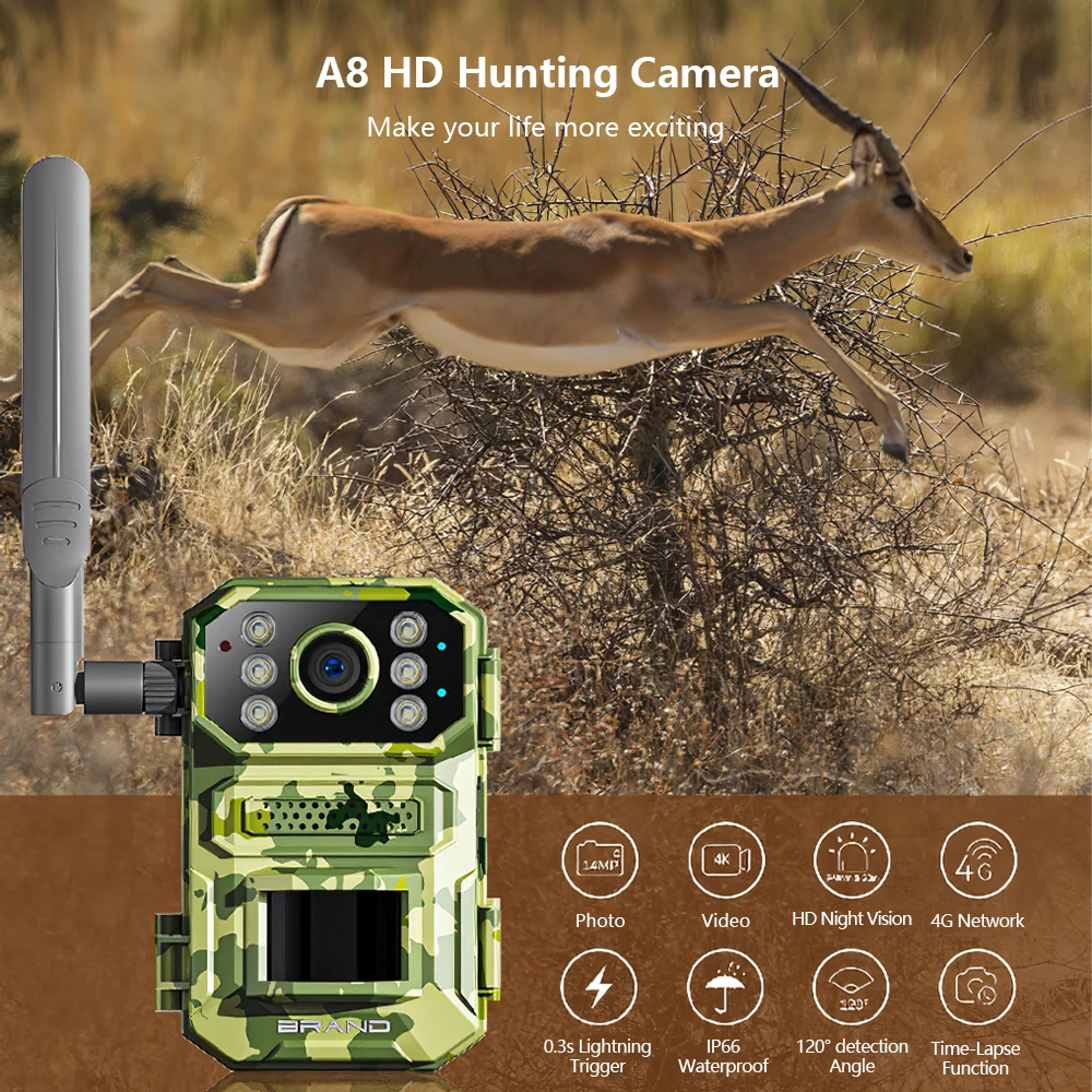 ยุโรป 4G LTE Cellular สัตว์ป่า - Cellular Trail Camera Live Stream บทวิจารณ์และราคา