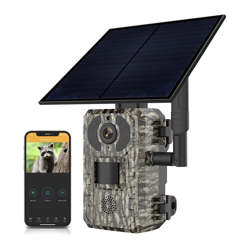 กล้องล่าสัตว์ป่ากลางแจ้ง4MP 4G - Trail Camera Solar Panel Powered บทวิจารณ์และราคา