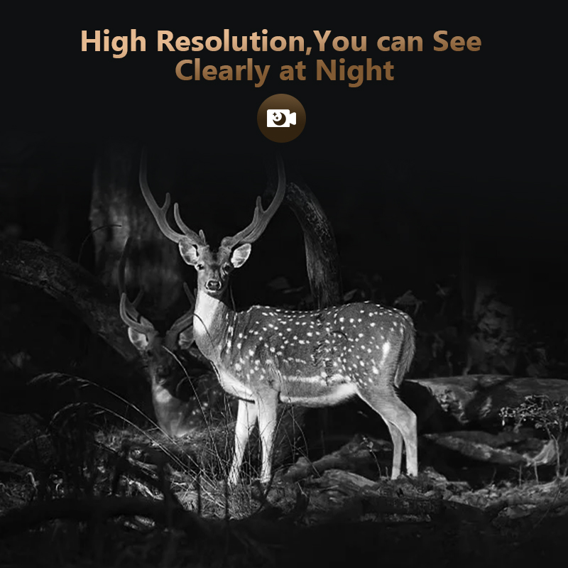 กล้องล่าสัตว์ป่ากลางแจ้ง4MP 4G - Trail Camera Solar Panel Powered บทวิจารณ์และราคา