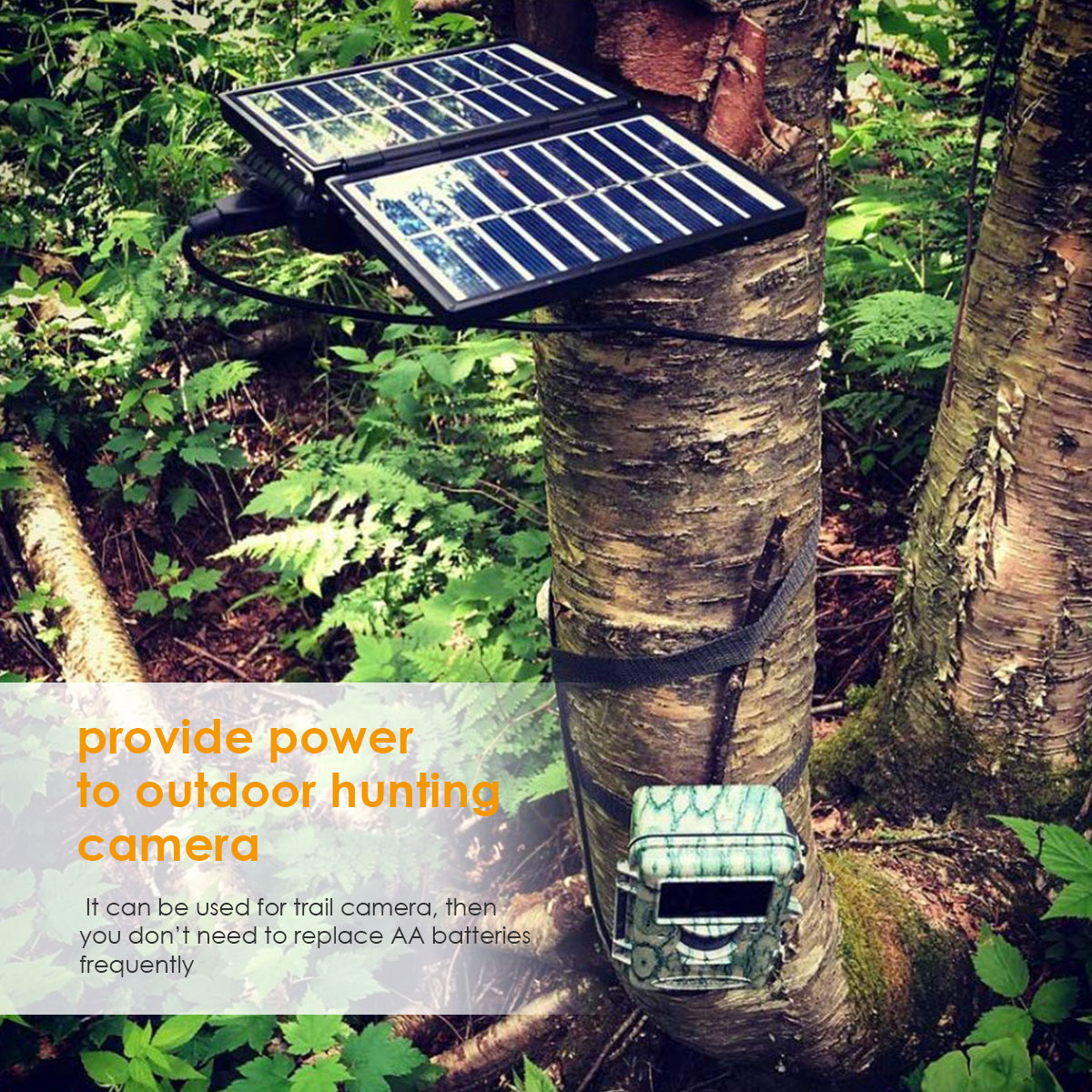 กล่องชาร์จพลังงานแสงอาทิตย์ Bo - Trail Camera Solar Panel Powered บทวิจารณ์และราคา