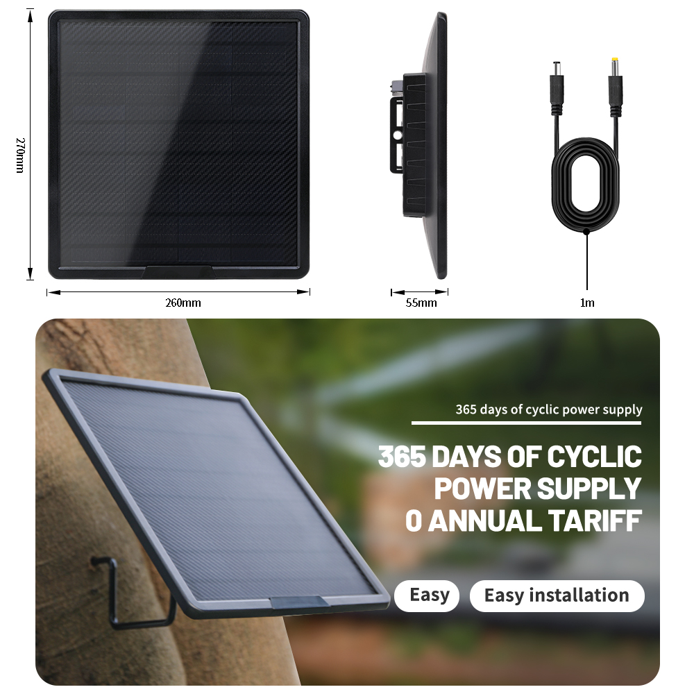 25000mAh ขนาดใหญ่ความจุ Solar  - Trail Camera Solar Panel Powered บทวิจารณ์และราคา