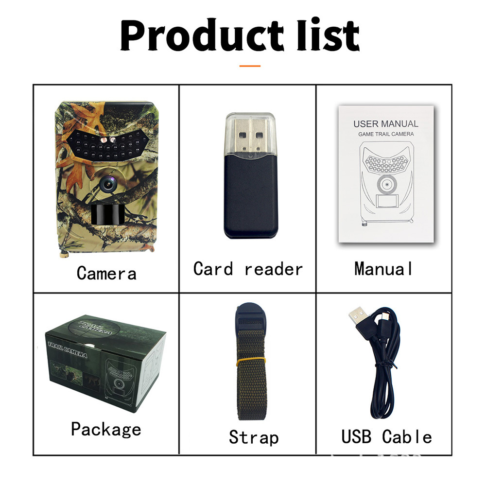 กล้องดักถ่ายภาพ PR100 พร้อมอิน - Night Vision Trail Camera Infrared Leds บทวิจารณ์และราคา