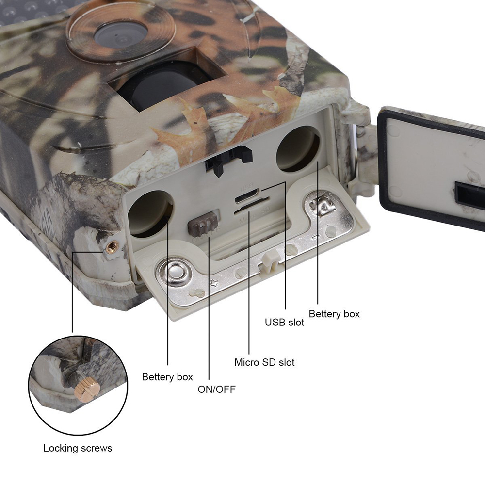กล้องดักถ่ายภาพ PR100 พร้อมอิน - Night Vision Trail Camera Infrared Leds บทวิจารณ์และราคา