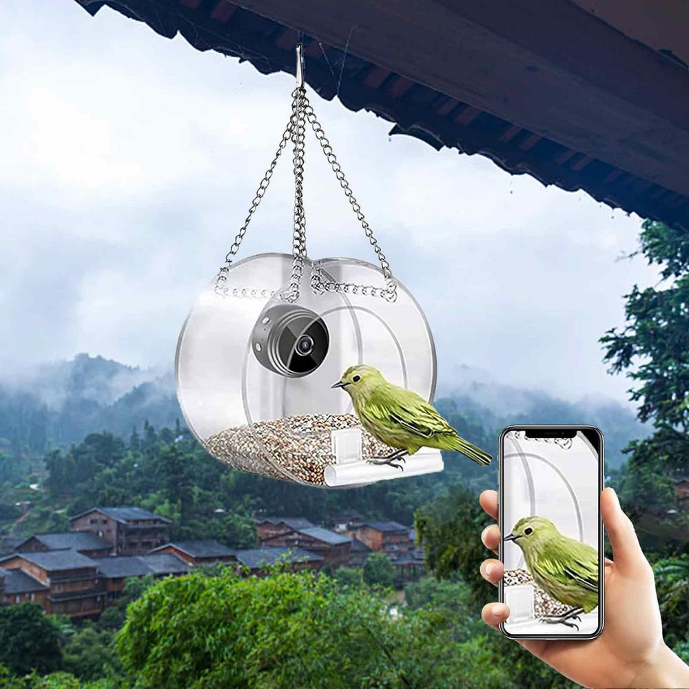เครื่องให้อาหารนกอัจฉริยะพร้อม - Bird Feeder Camera Wifi Smart Ai บทวิจารณ์และราคา