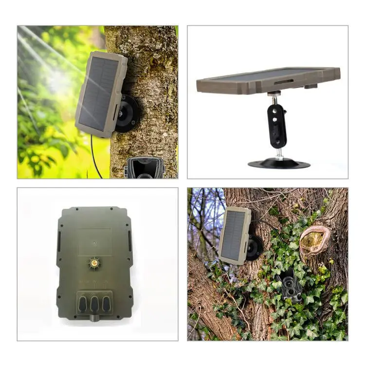 ชุดพลังงานแสงอาทิตย์ 8000mAh ส - Trail Camera Solar Panel Powered บทวิจารณ์และราคา